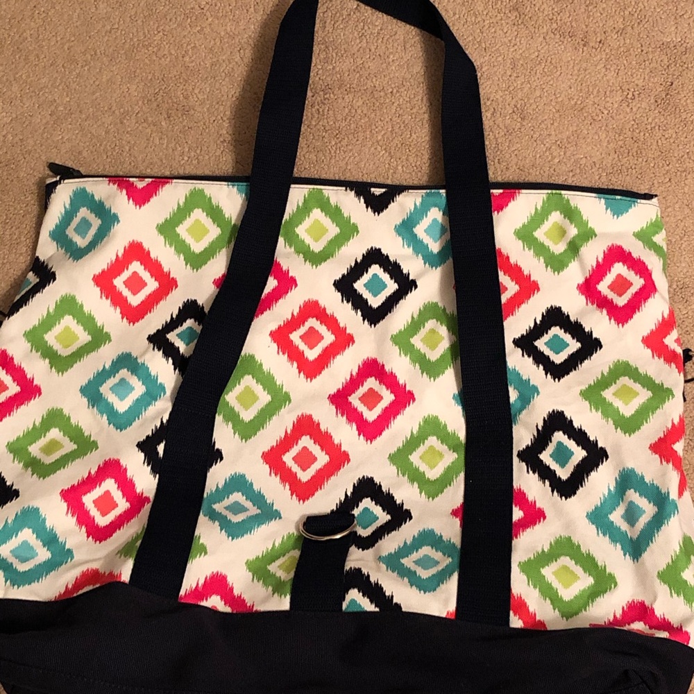 Thirty one canvas weekender tote bag